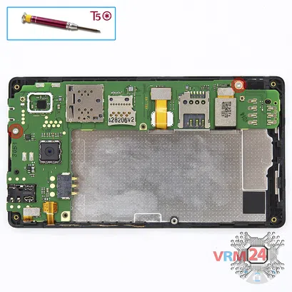 How to disassemble Nokia X2 RM-1013, Step 6/1