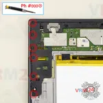 Как разобрать Lenovo Tab 4 Plus TB-X704L, Шаг 8/1
