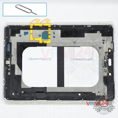 How to disassemble Samsung Galaxy Tab S2 9.7'' SM-T819, Step 2/1