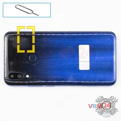 How to disassemble Meizu Note 9 M923H, Step 2/1