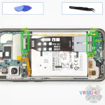 How to disassemble Samsung Galaxy A36 SM-A366, Step 9/1