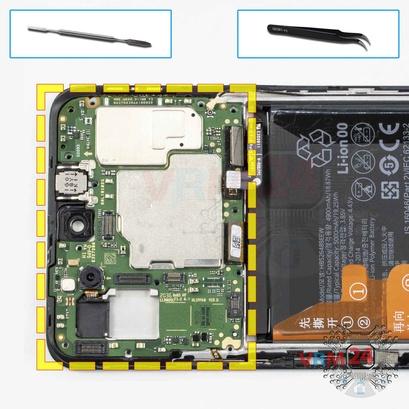 How to disassemble Huawei Honor 10X Lite, Step 15/1