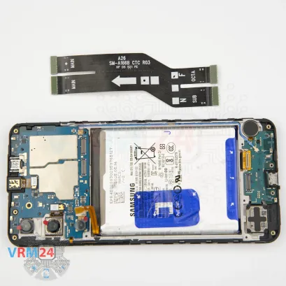How to disassemble Samsung Galaxy A16 SM-A166, Step 13/2