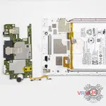Como desmontar Lenovo Tab 4 TB-8504X, Passo 15/2