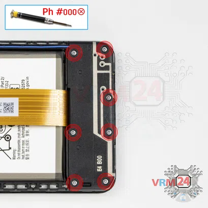 Cómo desmontar Samsung Galaxy A12 SM-A125, Paso 8/1