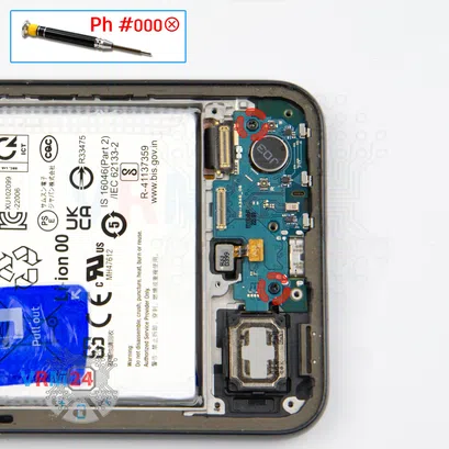 Como desmontar Samsung Galaxy A34 SM-A346 por si mesmo, Passo 11/1