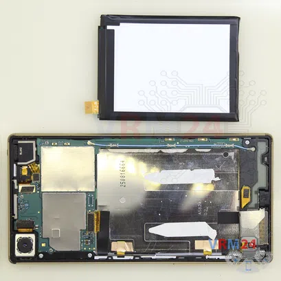 How to disassemble Sony Xperia Z5, Step 5/2