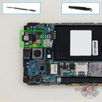 How to disassemble Samsung Galaxy Note 4 SM-N910, Step 8/1