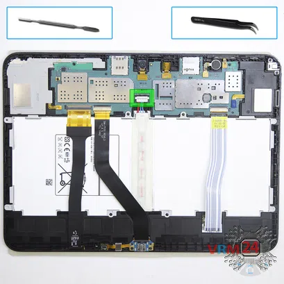 How to disassemble Samsung Galaxy Tab 4 10.1'' SM-T531, Step 2/1