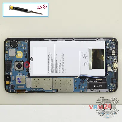 Cómo desmontar Samsung Galaxy A7 (2016) SM-A710, Paso 7/1