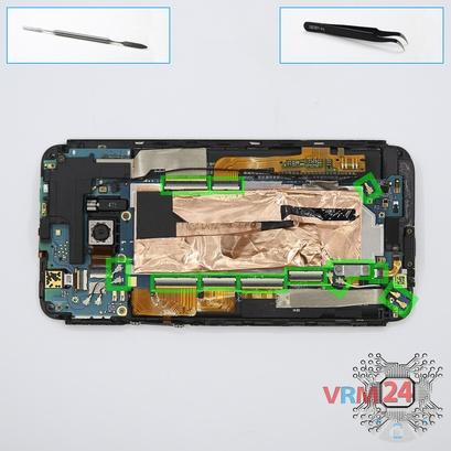 How to disassemble HTC One E8, Step 7/1