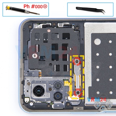 How to disassemble vivo Y31, Step 5/1