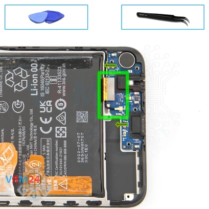 How to disassemble Huawei Nova Y70, Step 14/1
