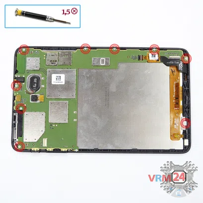 How to disassemble Alcatel OT PIXI 8 9005X, Step 3/1