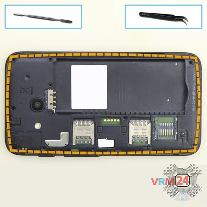 How to disassemble Alcatel OT PIXI 4 4034D, Step 4/1