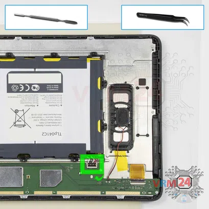 Cómo desmontar Alcatel OT Pixi 3 9010X, Paso 5/1