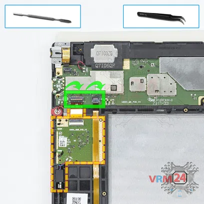 How to disassemble Lenovo Tab 4 TB-X304L, Step 9/1