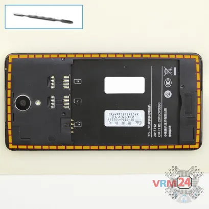 How to disassemble Xiaomi RedMi Note 2 Prime, Step 4/1