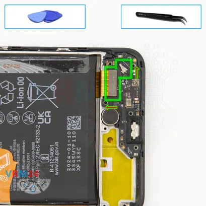 How to disassemble Huawei Nova Y72, Step 12/1