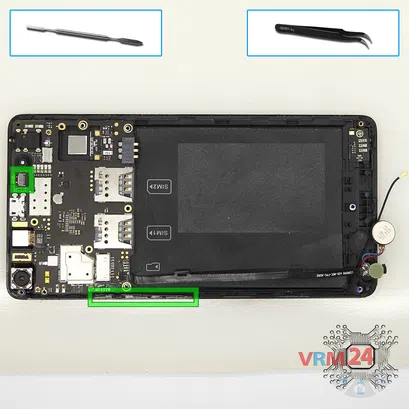 How to disassemble Lenovo K3 Note, Step 7/1