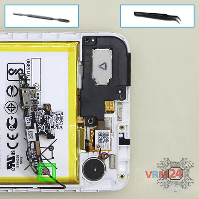 How to disassemble Asus ZenFone Live ZB501KL, Step 6/1