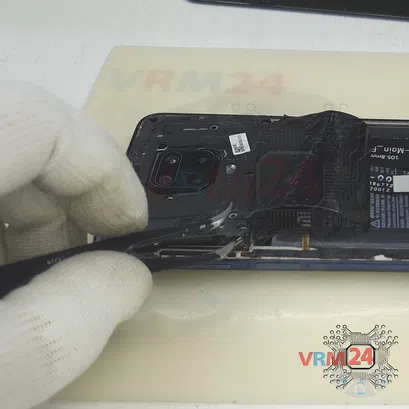 How to disassemble Xiaomi Redmi Note 9 Pro, Step 5/3