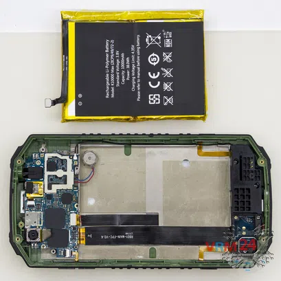 How to disassemble Oukitel K10000 Max IP68, Step 6/3