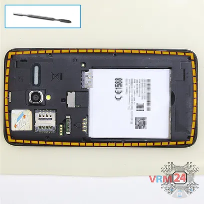 How to disassemble Alcatel OT POP 3 5015D, Step 4/1