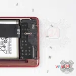 Cómo desmontar Samsung Galaxy Note 10 Lite SM-N770, Paso 6/2