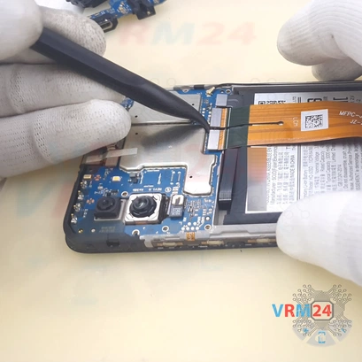Cómo desmontar Samsung Galaxy A03 SM-A035, Paso 11/2