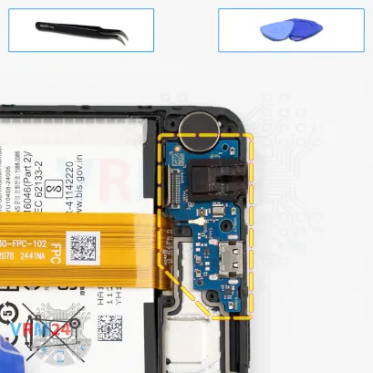 How to disassemble Samsung Galaxy A06 SM-A065, Step 11/1