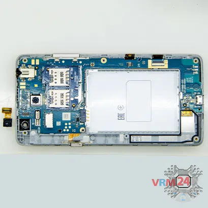 How to disassemble LG Max X155, Step 7/2
