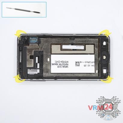 How to disassemble Samsung Galaxy A3 SM-A300, Step 3/1
