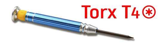 Destornillador Torx Т4