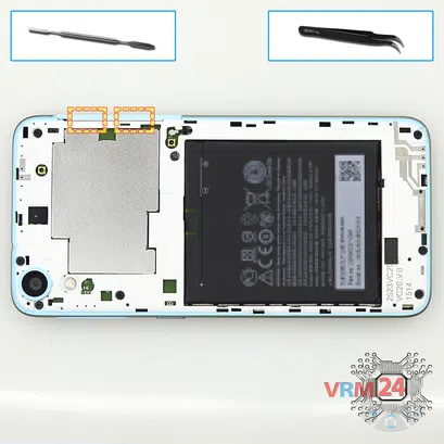 How to disassemble HTC Desire 626, Step 2/1