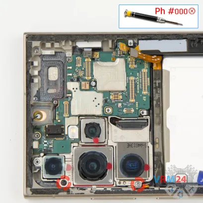 How to disassemble Samsung Galaxy S24 Ultra SM-S928, Step 17/1
