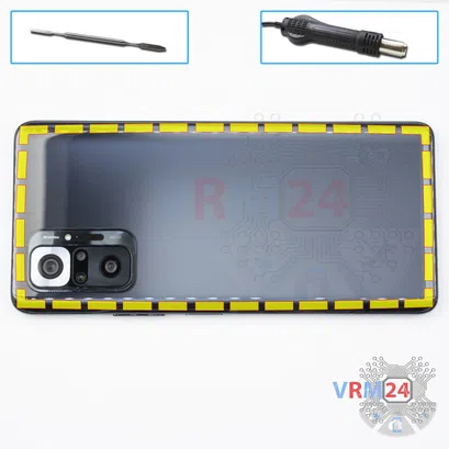 How to disassemble Xiaomi Redmi Note 10 Pro, Step 2/1