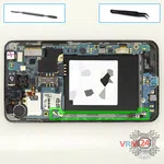 How to disassemble Samsung Galaxy R GT-i9103, Step 6/1