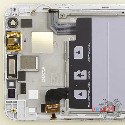 How to disassemble Huawei Honor 3X, Step 9/2