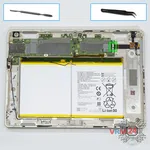 How to disassemble Huawei MediaPad M2 10'', Step 16/1