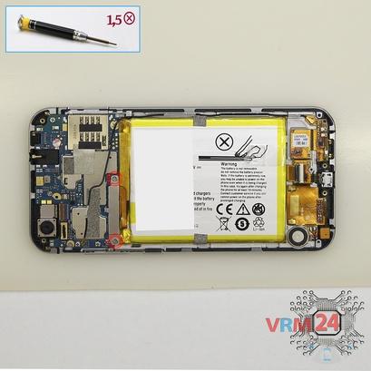 How to disassemble ZTE Blade V6, Step 6/1