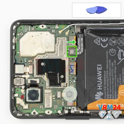 How to disassemble Huawei Nova 11i, Step 6/1