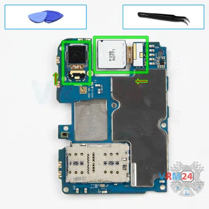 How to disassemble Samsung Galaxy A34 SM-A346, Step 17/1