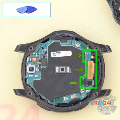 How to disassemble Samsung Gear S3 Frontier SM-R760, Step 5/1