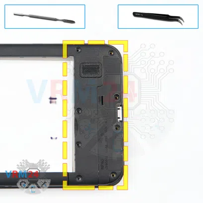 How to disassemble Nokia C20 TA-1352, Step 7/1