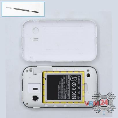 How to disassemble Samsung Galaxy Y GT-S5360, Step 2/1