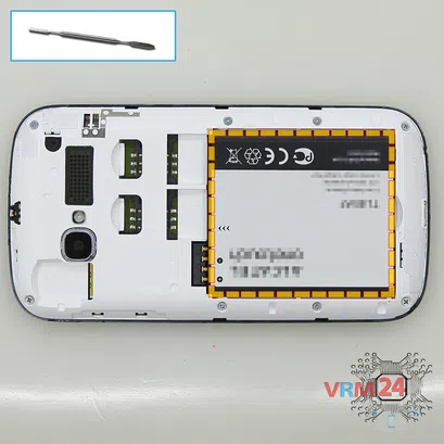 How to disassemble Alcatel OT POP C5 5036D, Step 2/1