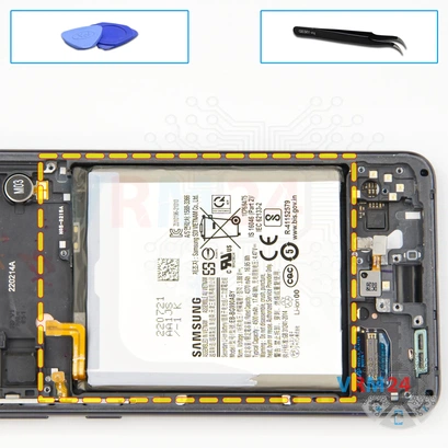 How to disassemble Samsung Galaxy S21 FE SM-G990, Step 18/1