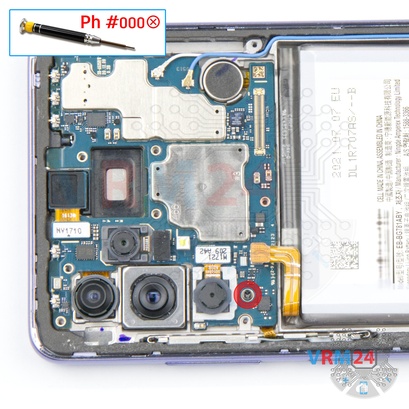 How to disassemble Samsung Galaxy A52 SM-A525, Step 13/1