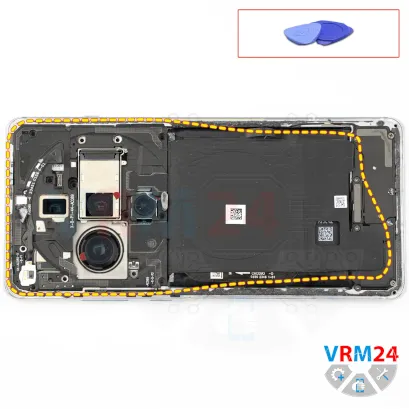 How to disassemble Oppo Find X7 Ultra, Step 7/1